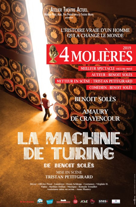 Théâtre au CAC dimanche 2 avril à 17h30 : La machine de Türing
